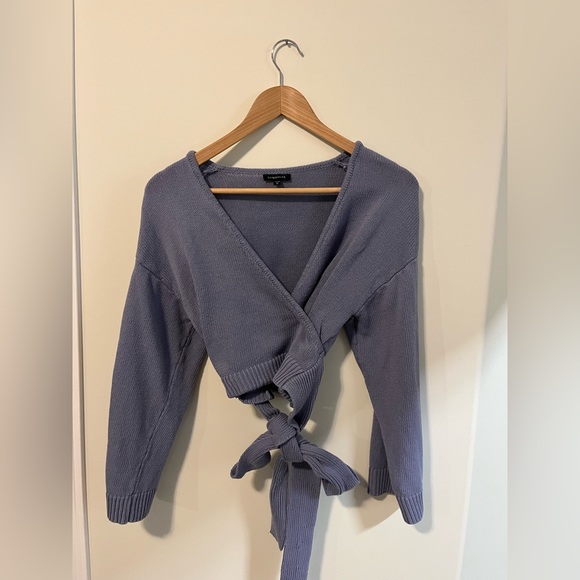 Dynamite Knit Wrap Sweater - Picture 3 of 4